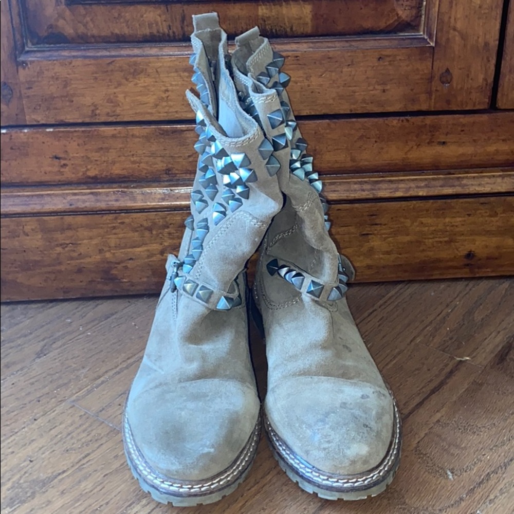 Zara beige women’s boots